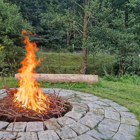 Holzhaus Mit Kamin - Am Forellenfluss *