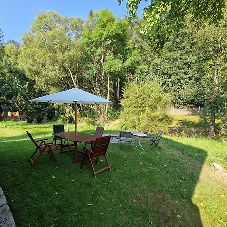 Holzhaus Mit Kamin - Am Forellenfluss Feriehus Foeritztal