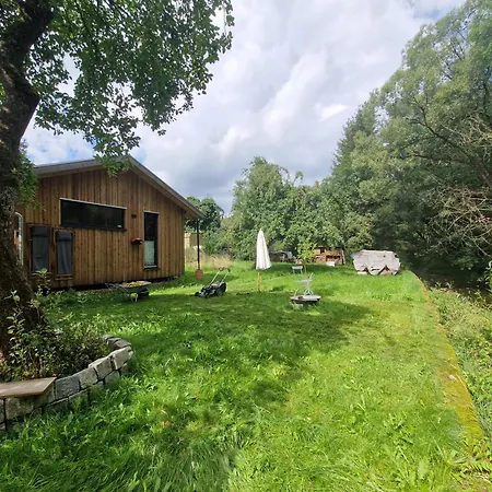 Holzhaus Mit Kamin - Am Forellenfluss Foeritztal