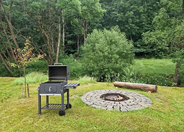 Holzhaus Mit Kamin - Am Forellenfluss