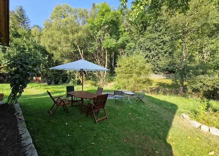 Holzhaus Mit Kamin - Am Forellenfluss Prázdninový dům Foeritztal