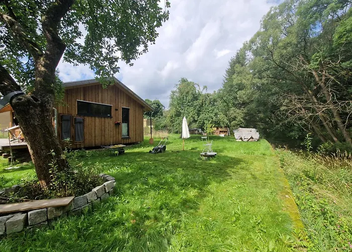 Holzhaus Mit Kamin - Am Forellenfluss Foeritztal