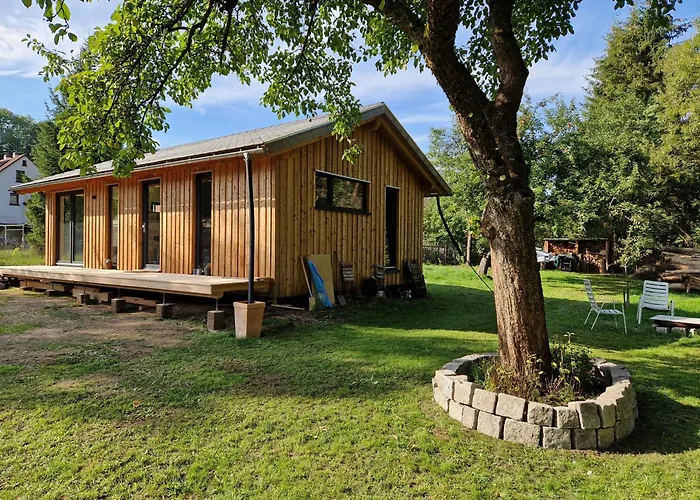 Prázdninový dům Holzhaus Mit Kamin - Am Forellenfluss Foeritztal