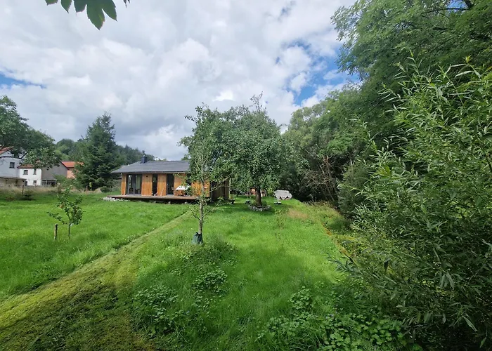 Prázdninový dům Holzhaus Mit Kamin - Am Forellenfluss Foeritztal