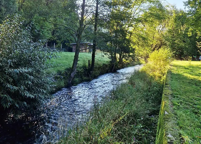 Holzhaus Mit Kamin - Am Forellenfluss *