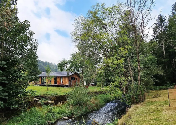 Holzhaus Mit Kamin - Am Forellenfluss