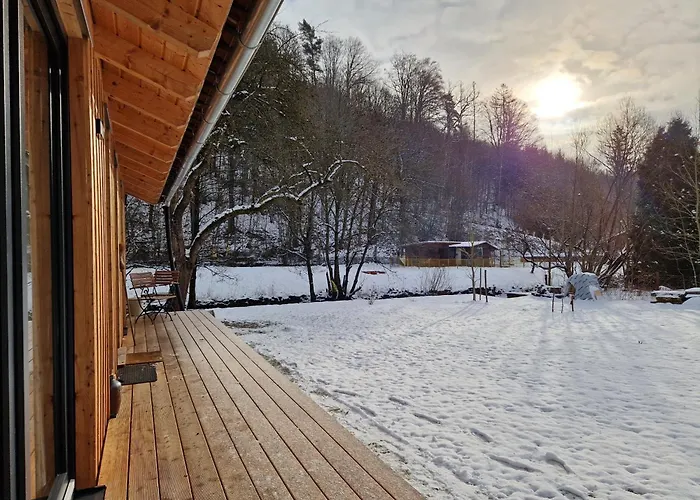 Holzhaus Mit Kamin - Am Forellenfluss Prázdninový dům *